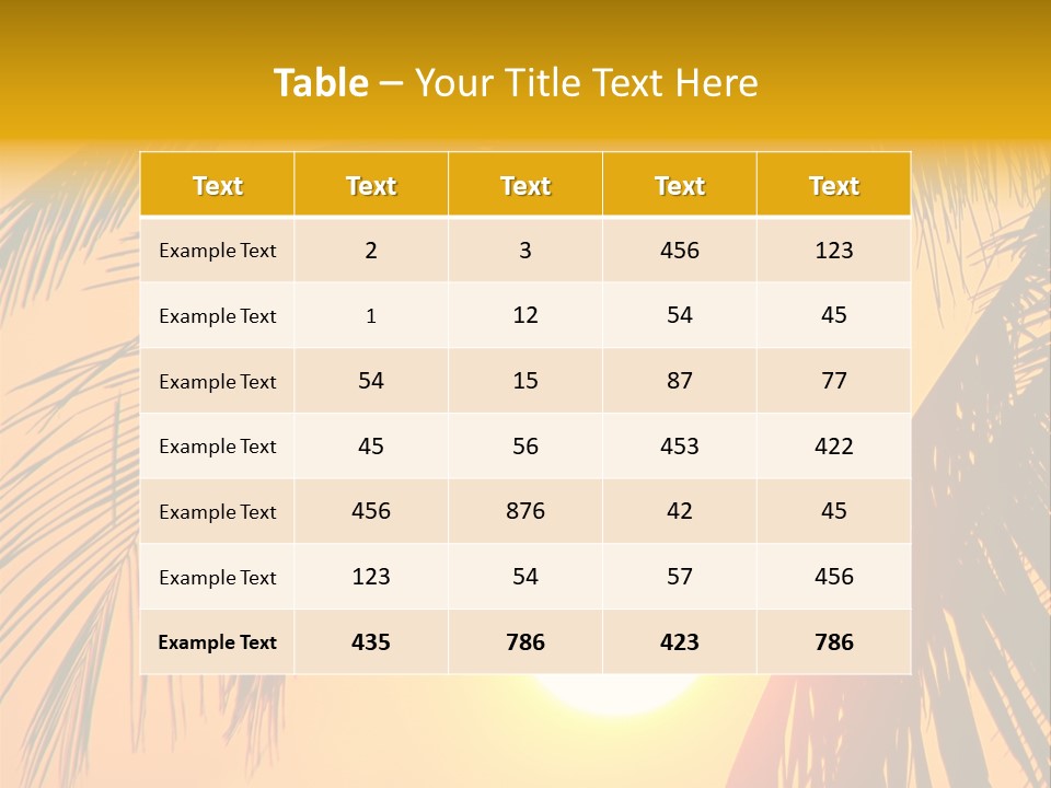 Beauty Horizon Travel PowerPoint Template