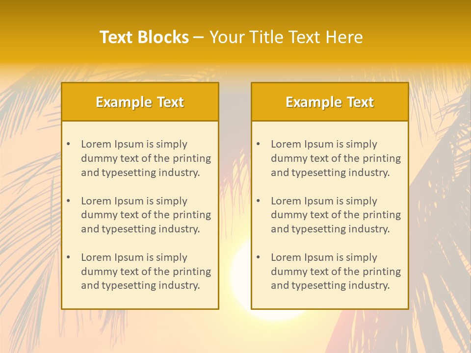 Beauty Horizon Travel PowerPoint Template