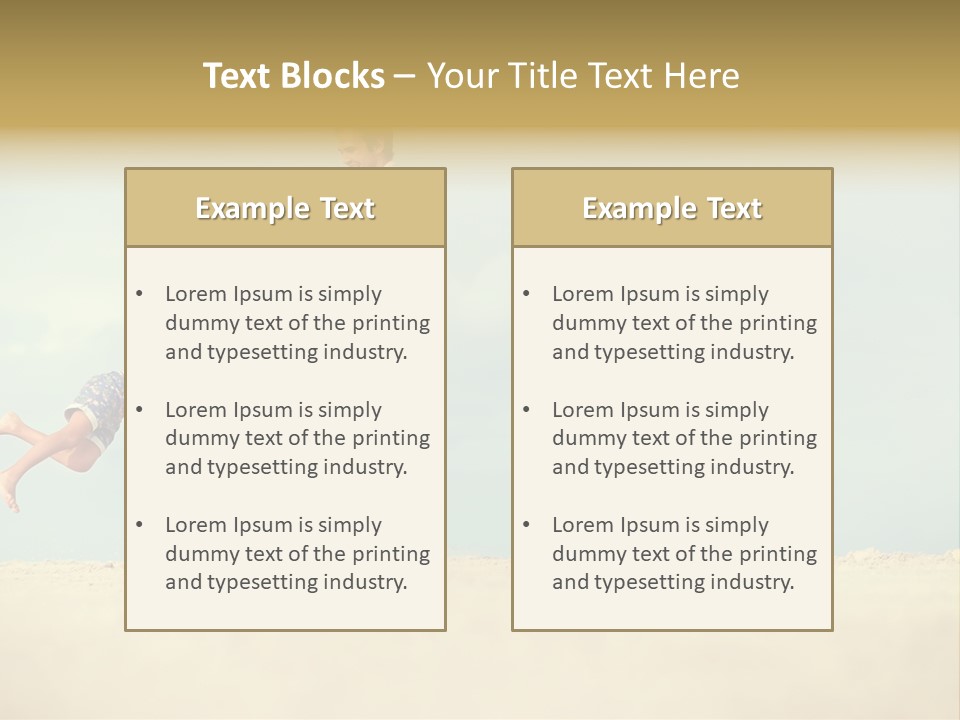 Holding Activity Cute PowerPoint Template