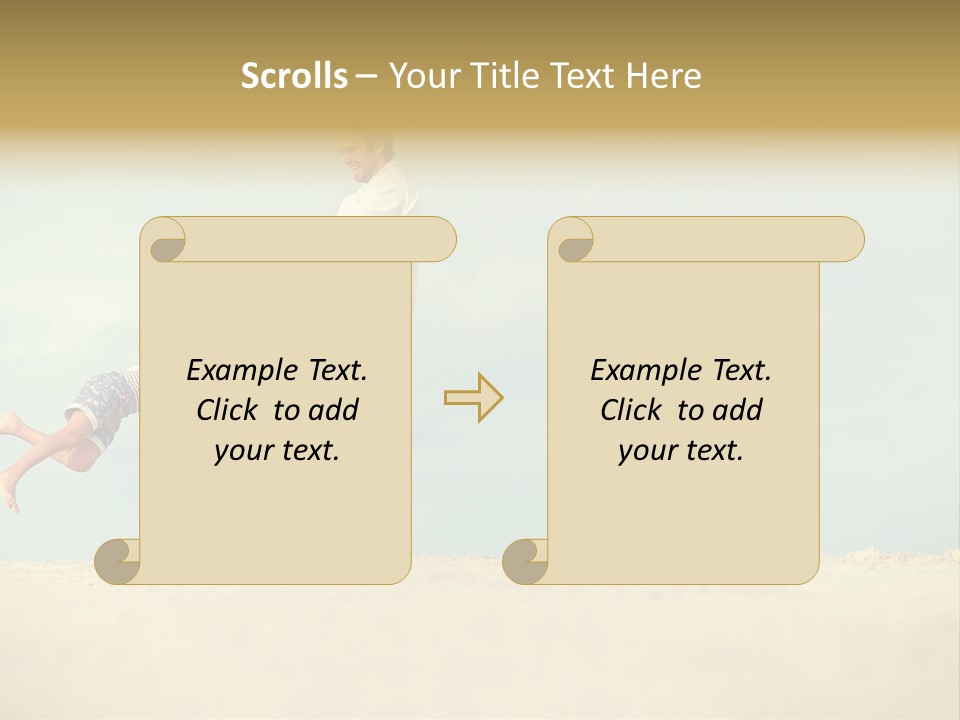 Holding Activity Cute PowerPoint Template