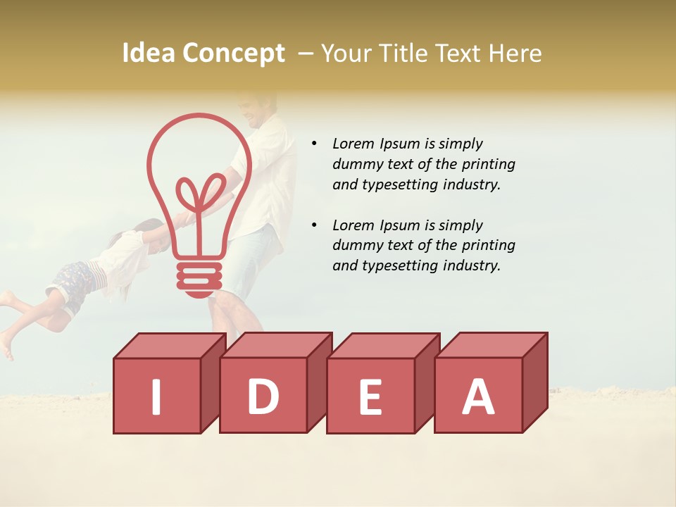 Holding Activity Cute PowerPoint Template