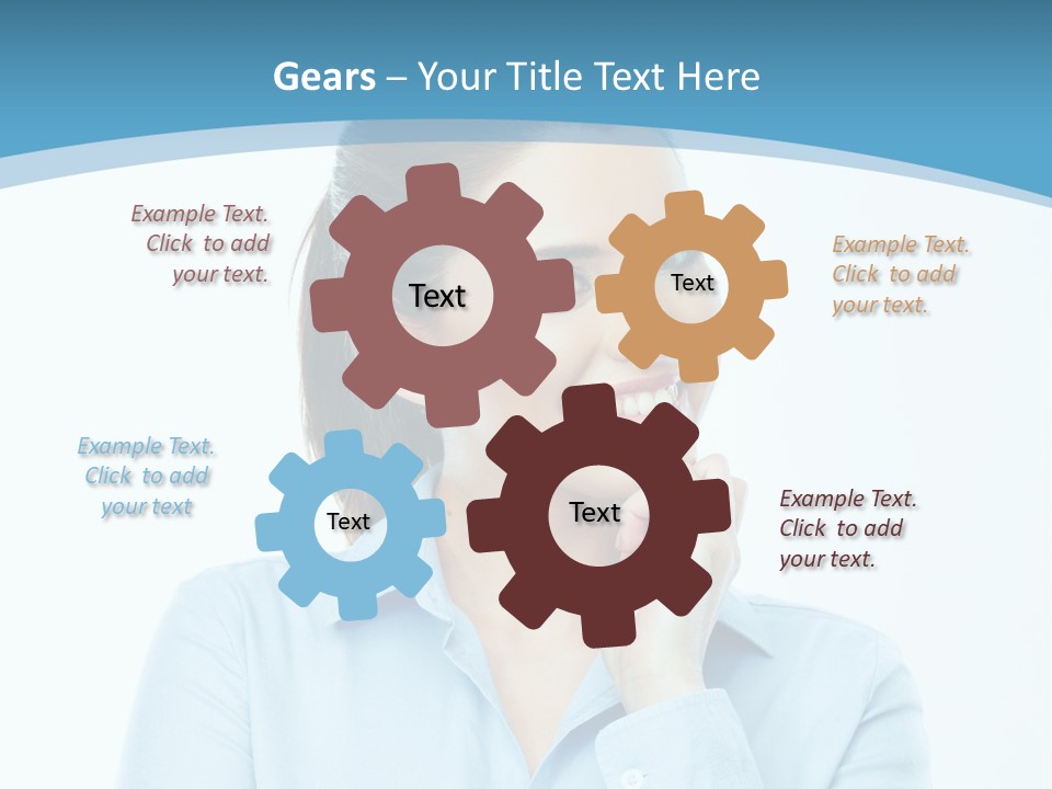 Business Standing Modern PowerPoint Template
