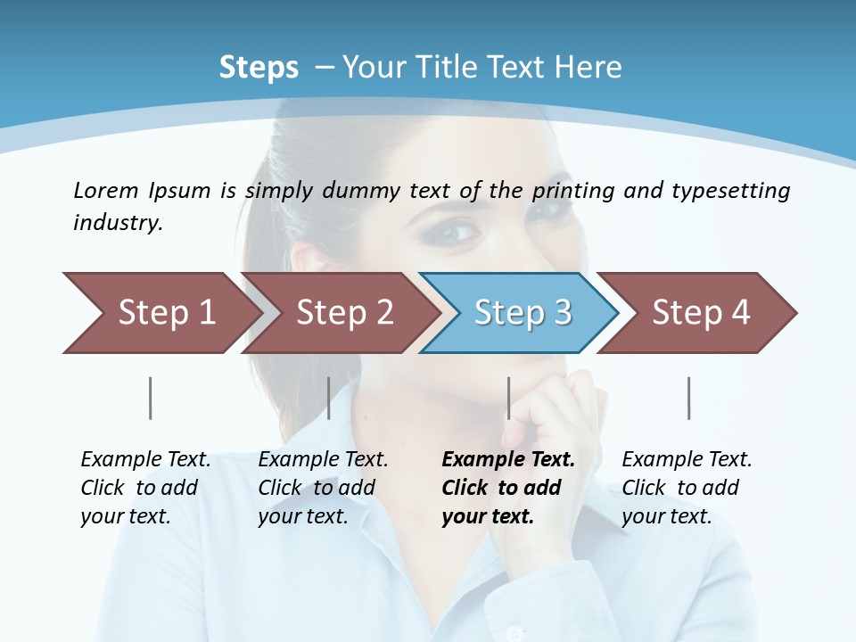 Business Standing Modern PowerPoint Template