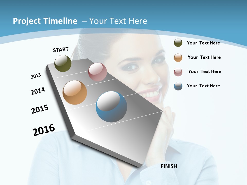 Business Standing Modern PowerPoint Template