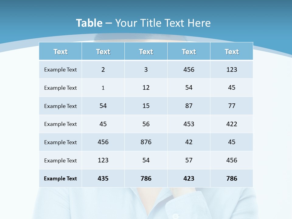 Business Standing Modern PowerPoint Template