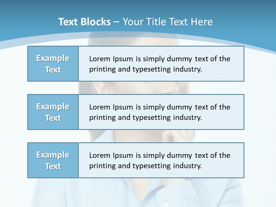 Business Standing Modern PowerPoint Template