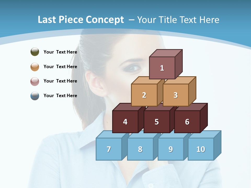 Business Standing Modern PowerPoint Template
