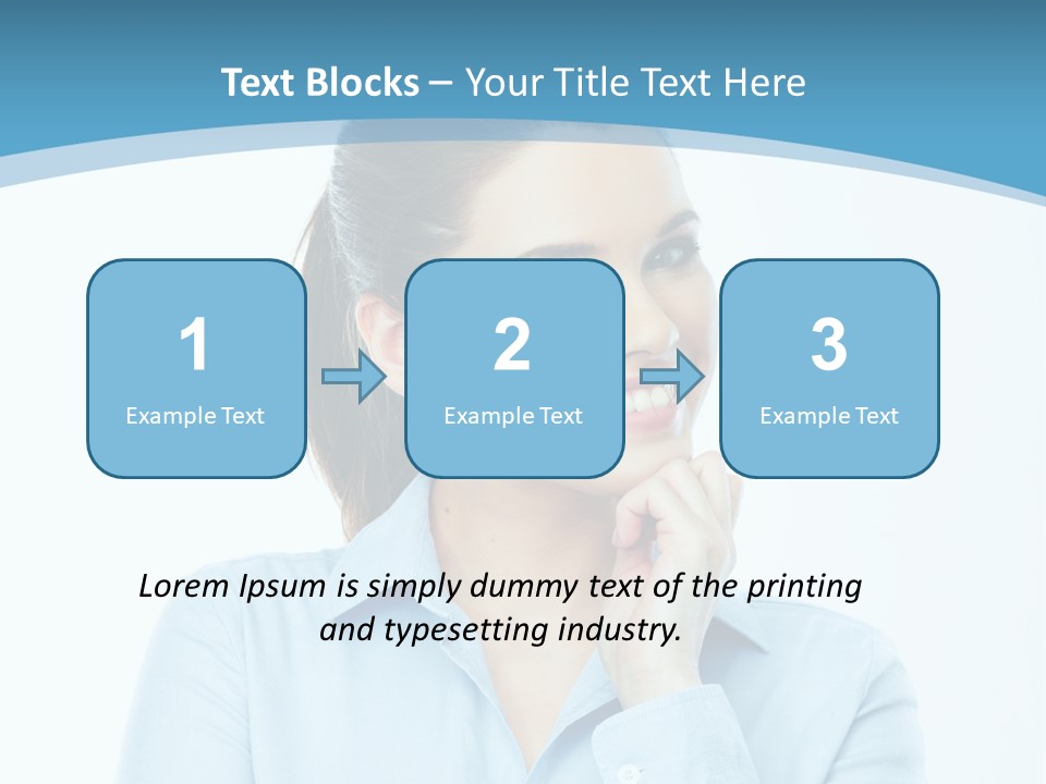 Business Standing Modern PowerPoint Template