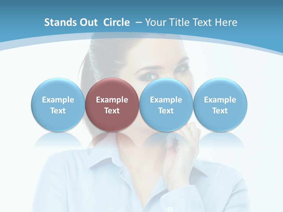 Business Standing Modern PowerPoint Template