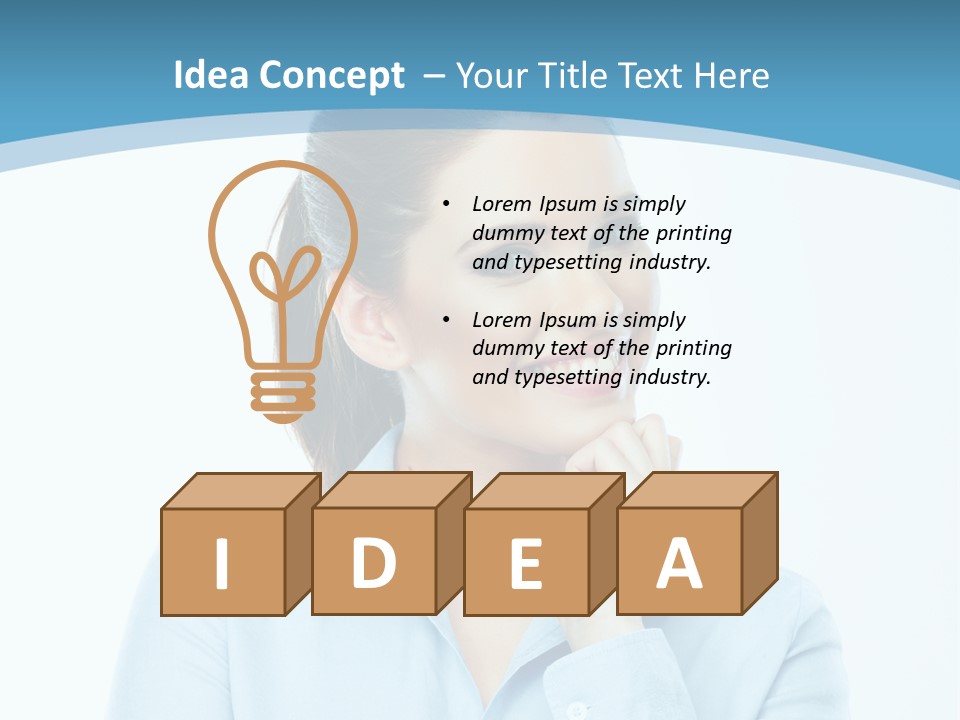 Business Standing Modern PowerPoint Template