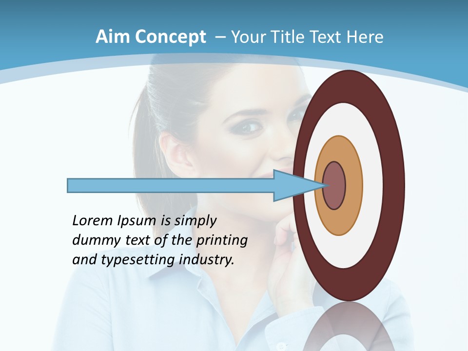 Business Standing Modern PowerPoint Template