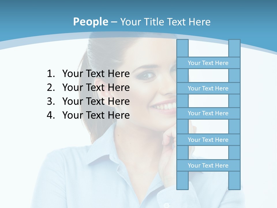 Business Standing Modern PowerPoint Template