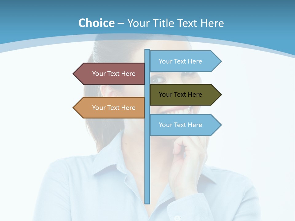 Business Standing Modern PowerPoint Template