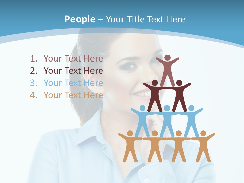 Business Standing Modern PowerPoint Template