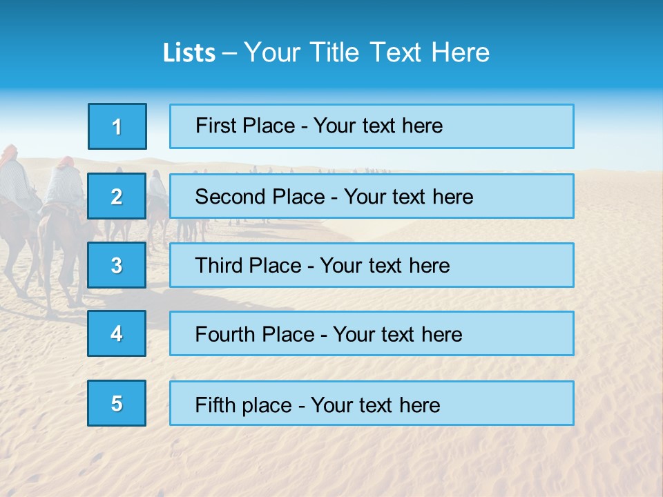 Erg Outdoor Skyline PowerPoint Template