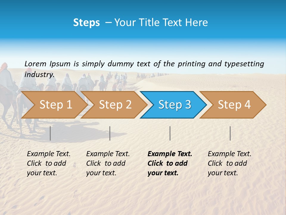 Erg Outdoor Skyline PowerPoint Template