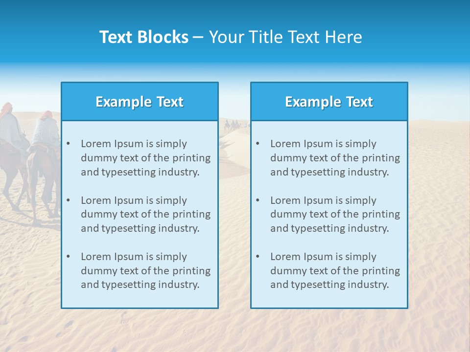 Erg Outdoor Skyline PowerPoint Template
