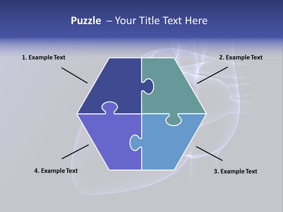 Heartbeat Clip Art Atrium PowerPoint Template