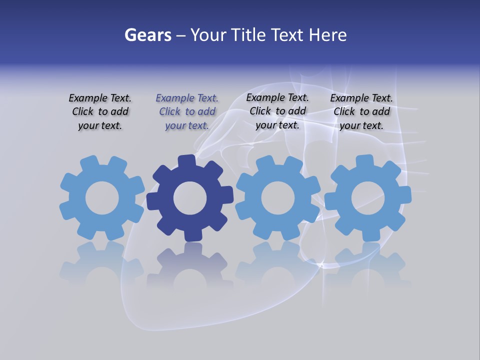 Heartbeat Clip Art Atrium PowerPoint Template