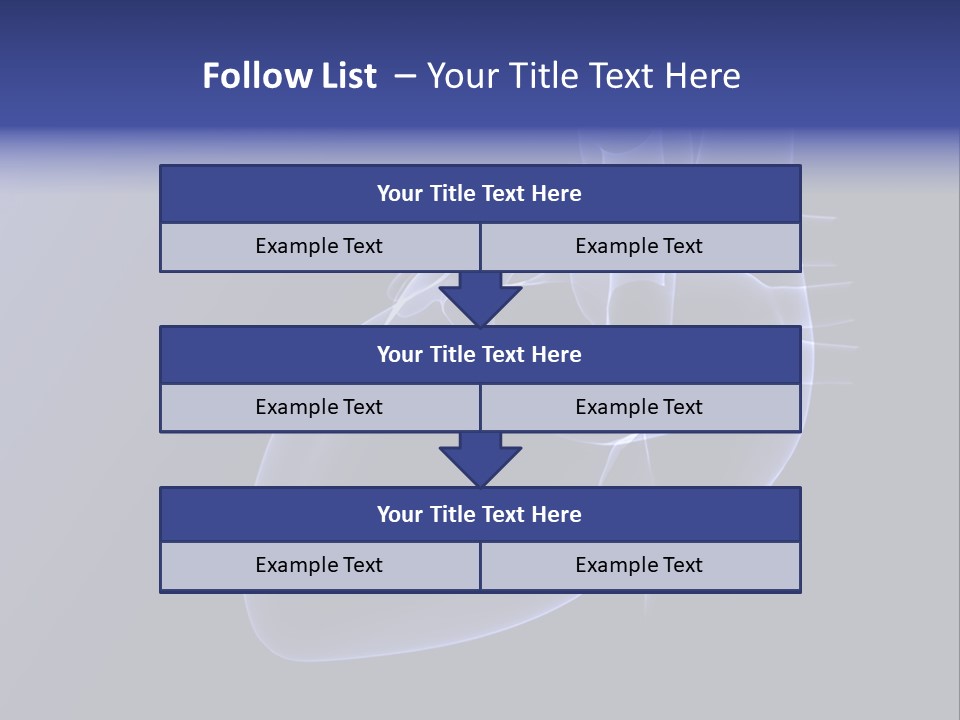 Heartbeat Clip Art Atrium PowerPoint Template