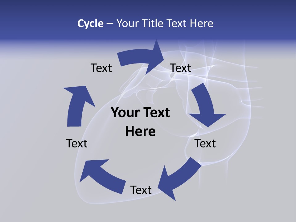 Heartbeat Clip Art Atrium PowerPoint Template
