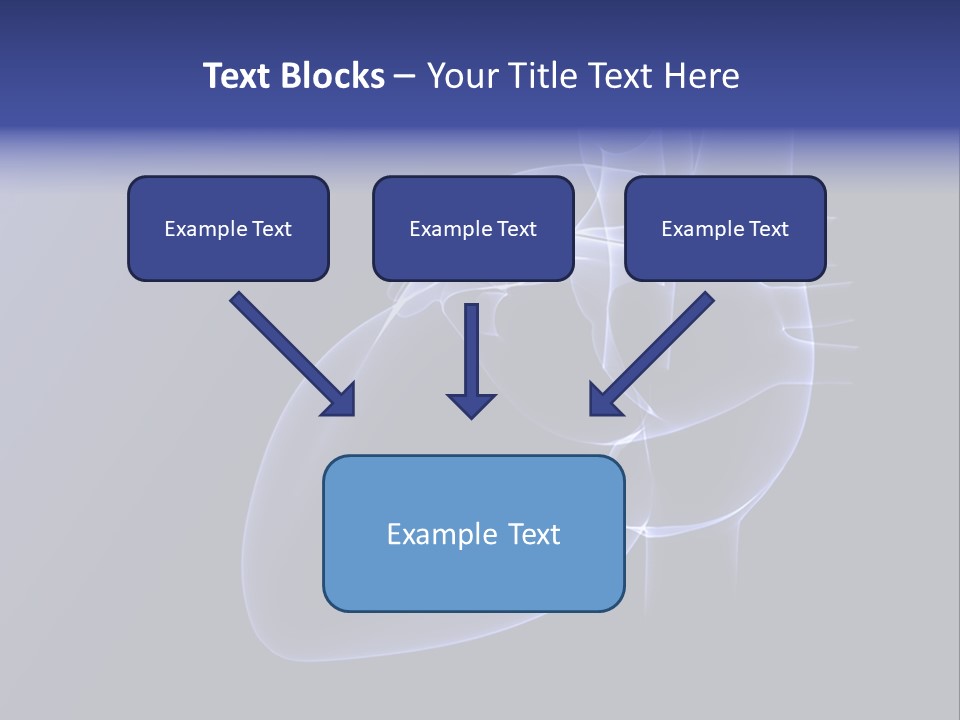 Heartbeat Clip Art Atrium PowerPoint Template