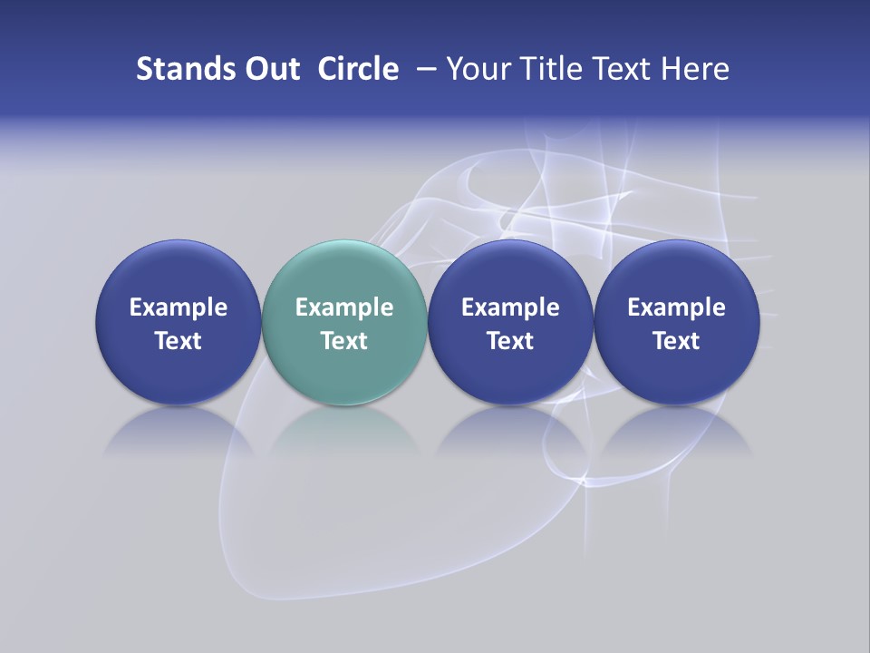 Heartbeat Clip Art Atrium PowerPoint Template