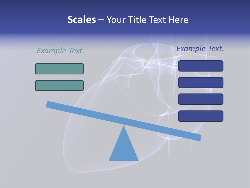 Heartbeat Clip Art Atrium PowerPoint Template