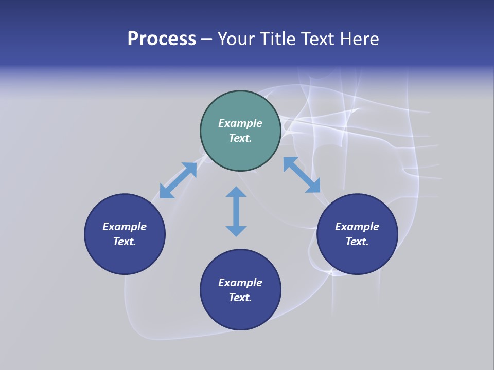 Heartbeat Clip Art Atrium PowerPoint Template