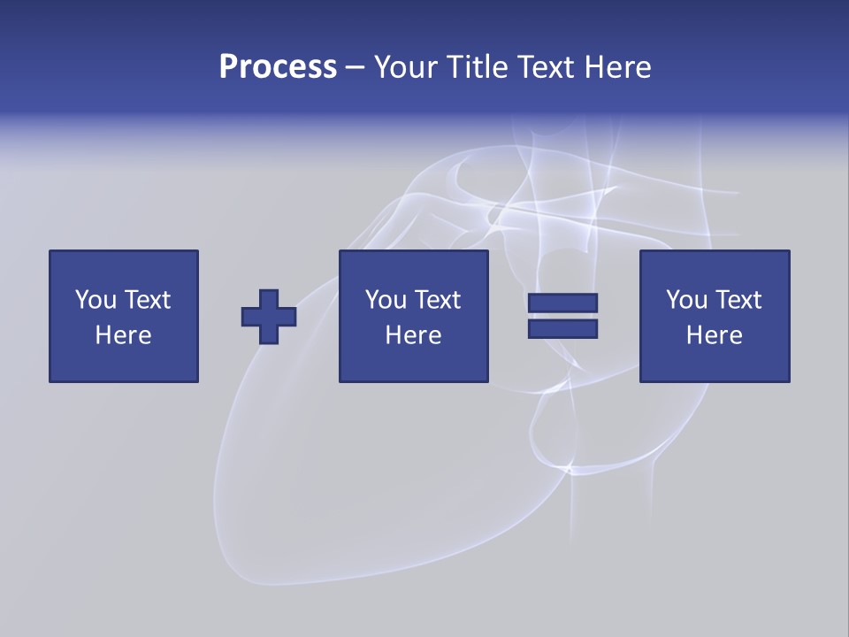 Heartbeat Clip Art Atrium PowerPoint Template