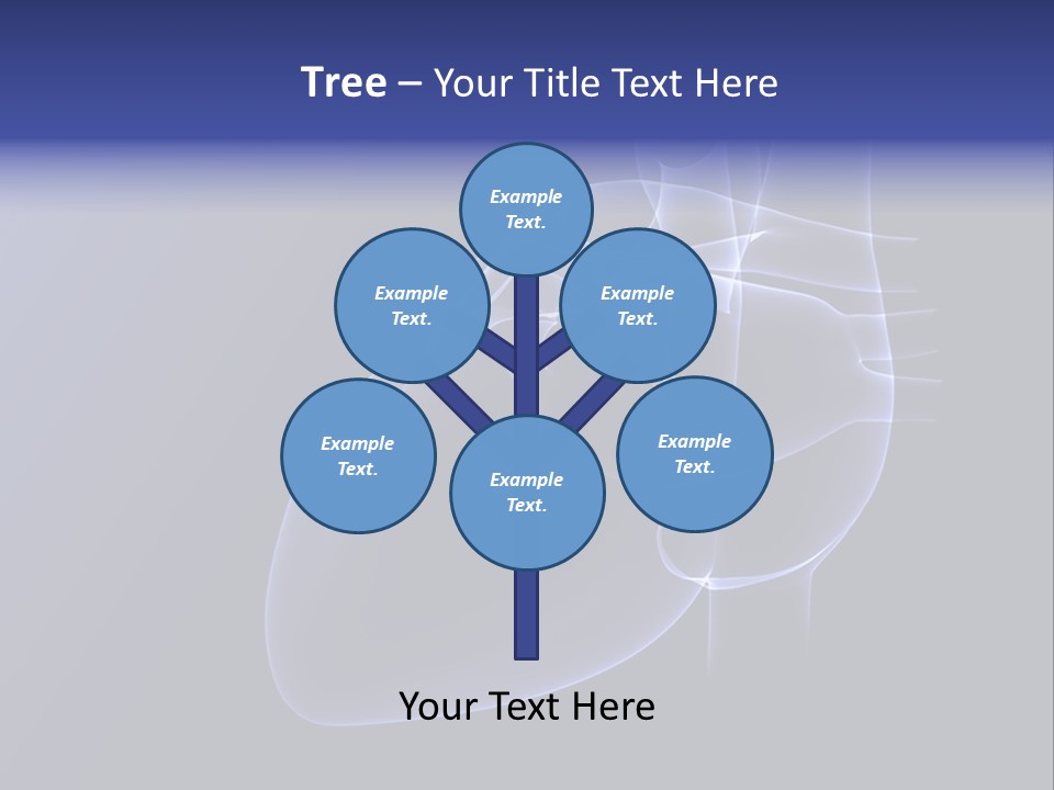 Heartbeat Clip Art Atrium PowerPoint Template