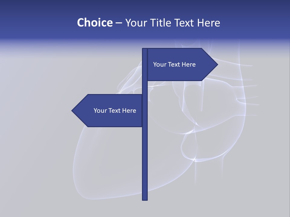Heartbeat Clip Art Atrium PowerPoint Template