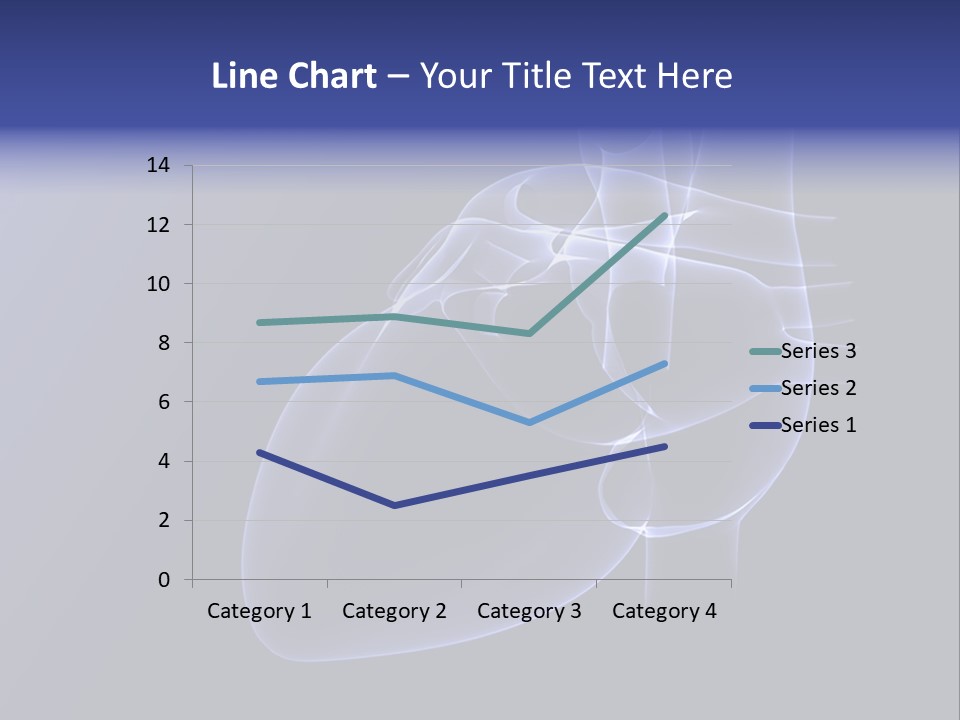 Heartbeat Clip Art Atrium PowerPoint Template