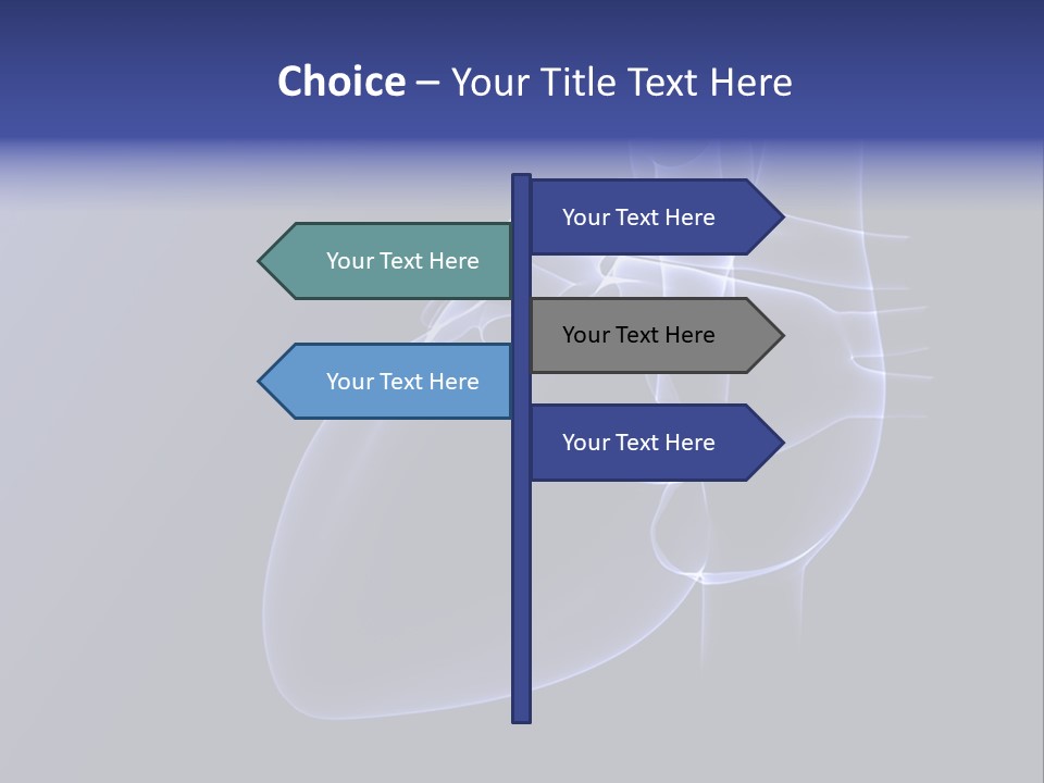 Heartbeat Clip Art Atrium PowerPoint Template