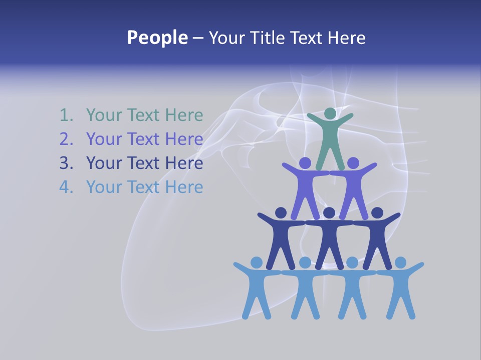 Heartbeat Clip Art Atrium PowerPoint Template