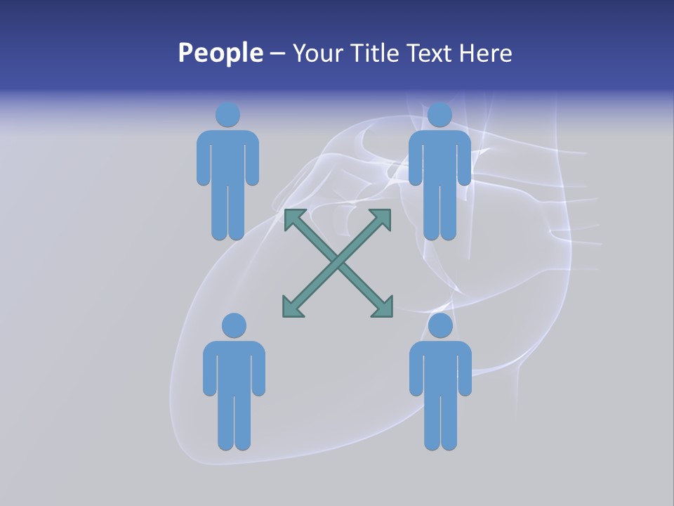 Heartbeat Clip Art Atrium PowerPoint Template