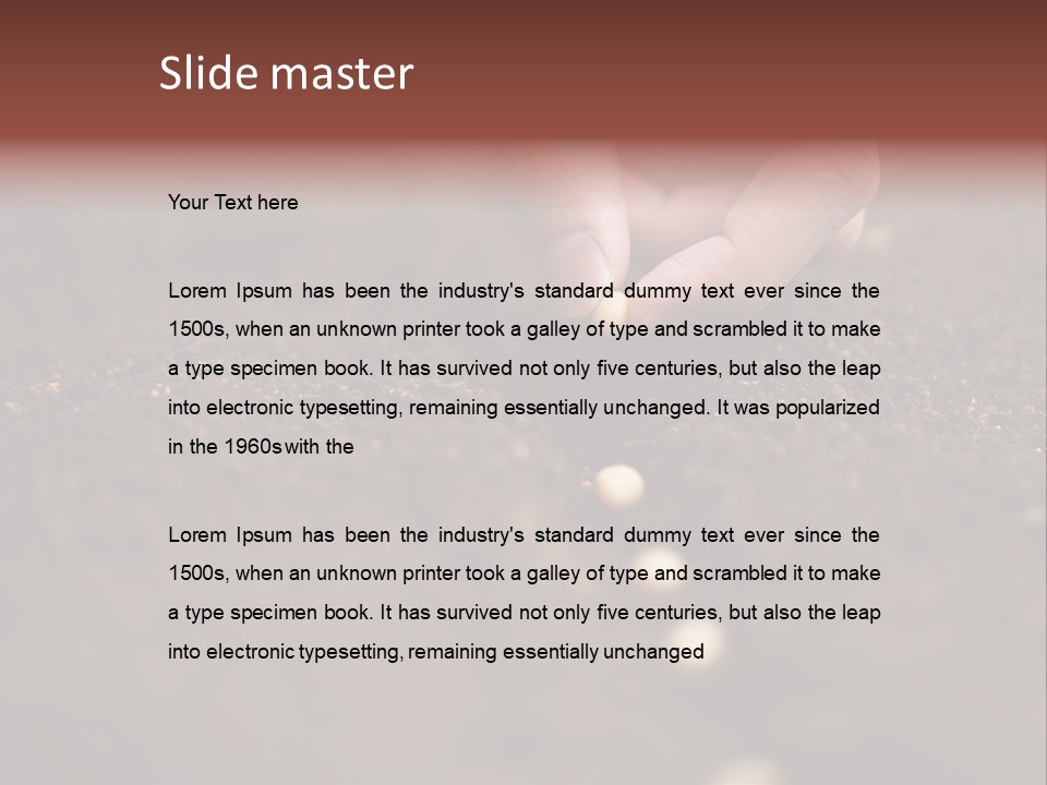 Soy Hands Sow PowerPoint Template