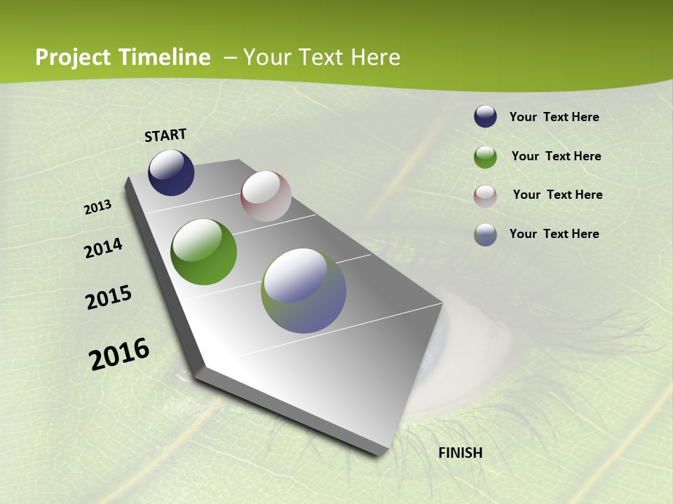 Expression Floral Foliage PowerPoint Template