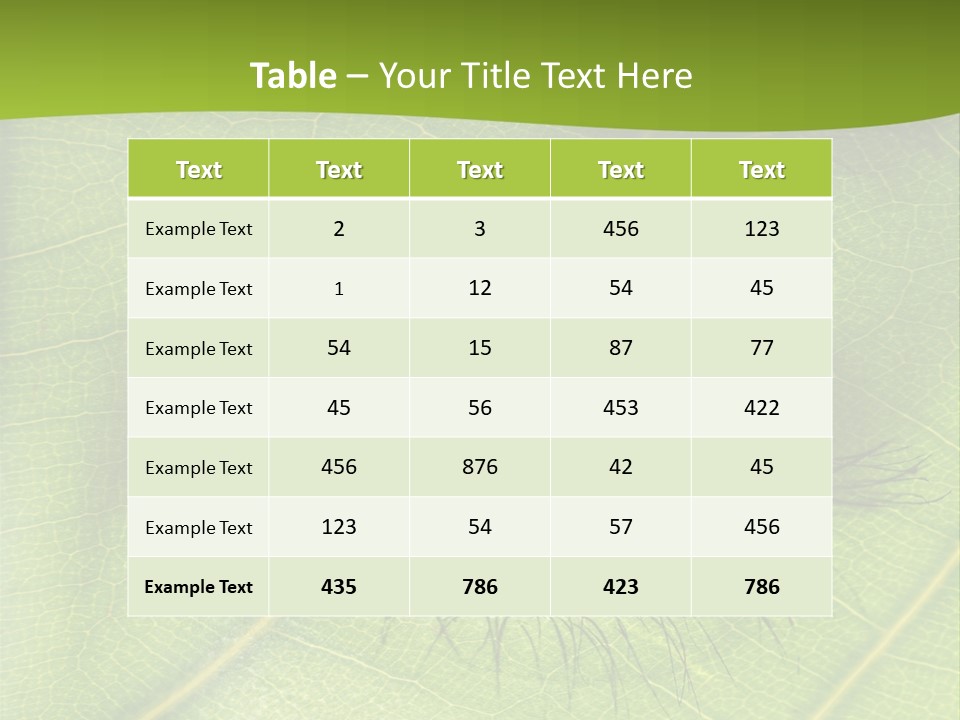 Expression Floral Foliage PowerPoint Template