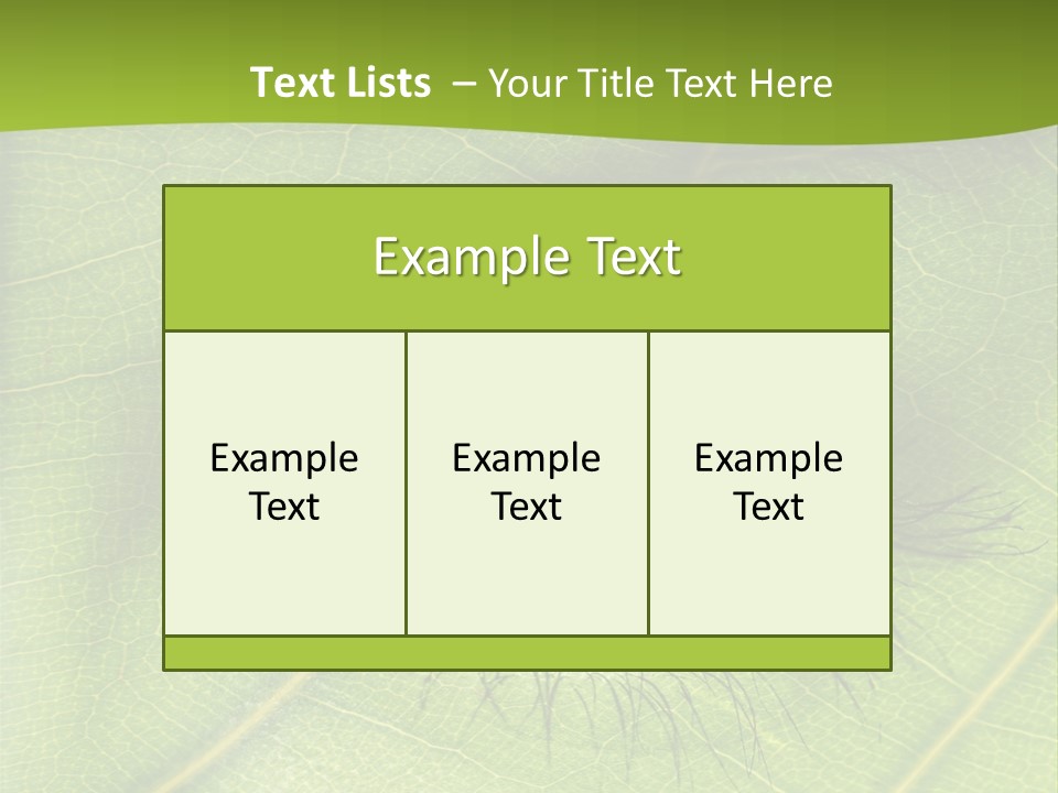 Expression Floral Foliage PowerPoint Template