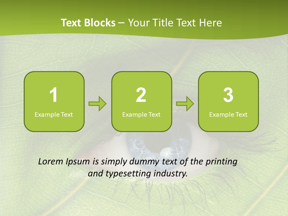 Expression Floral Foliage PowerPoint Template
