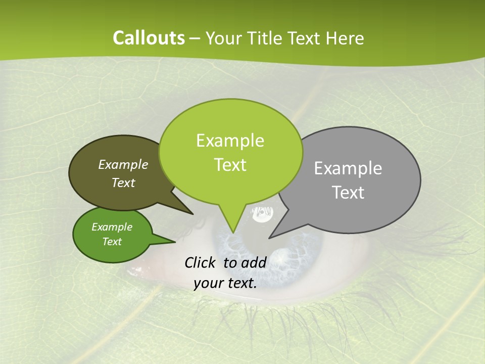 Expression Floral Foliage PowerPoint Template