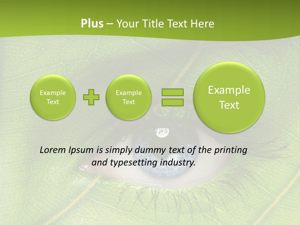 Expression Floral Foliage PowerPoint Template