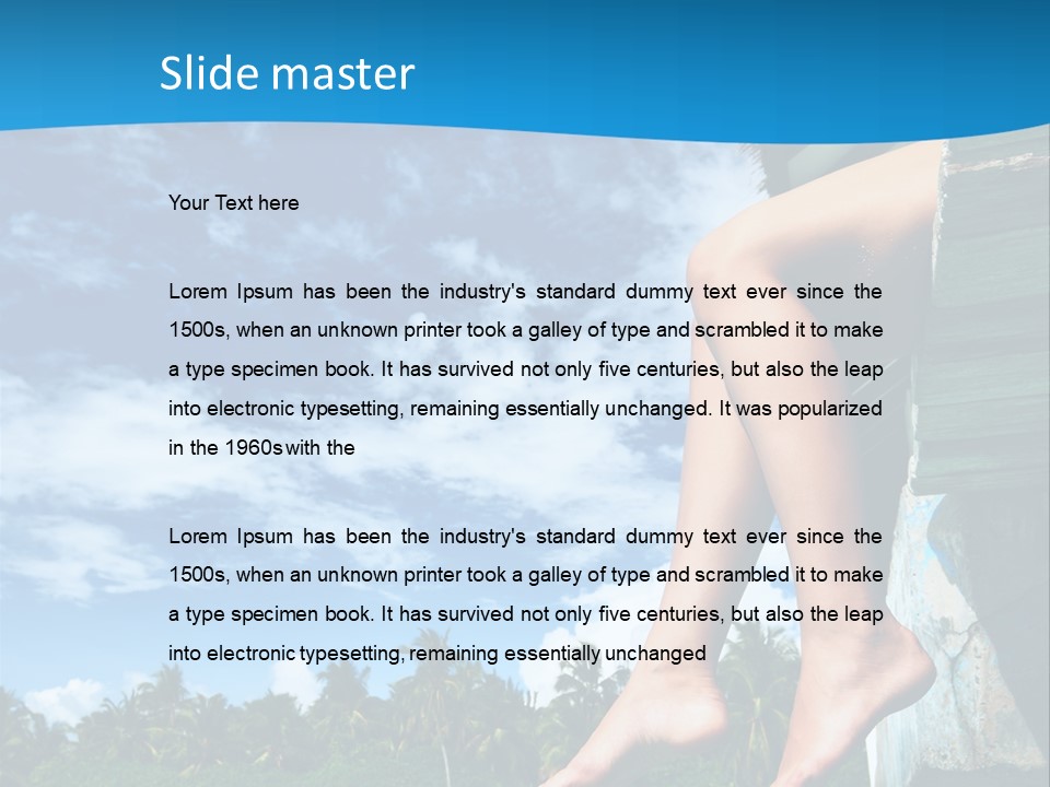 Idyllic People Sexy PowerPoint Template