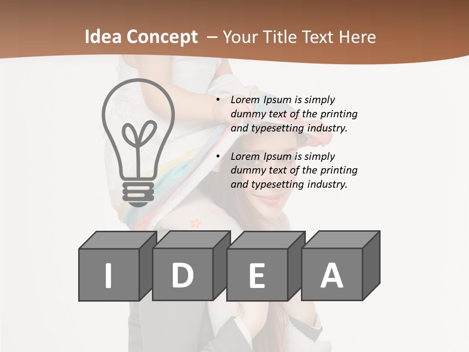 Fun Kid Parent PowerPoint Template