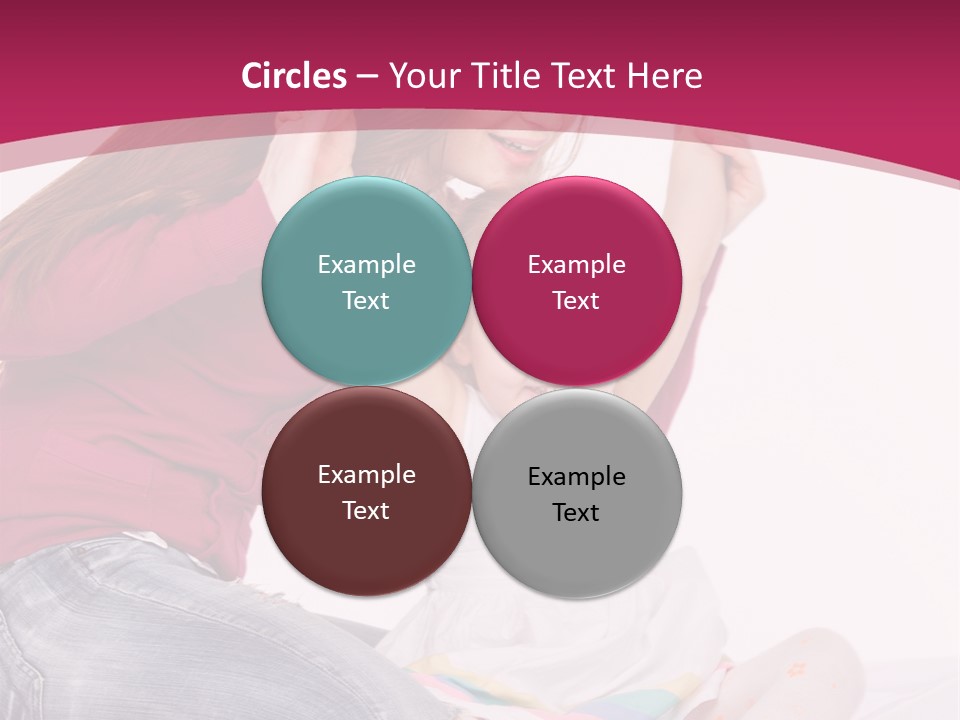 Female Indoors Smiling PowerPoint Template