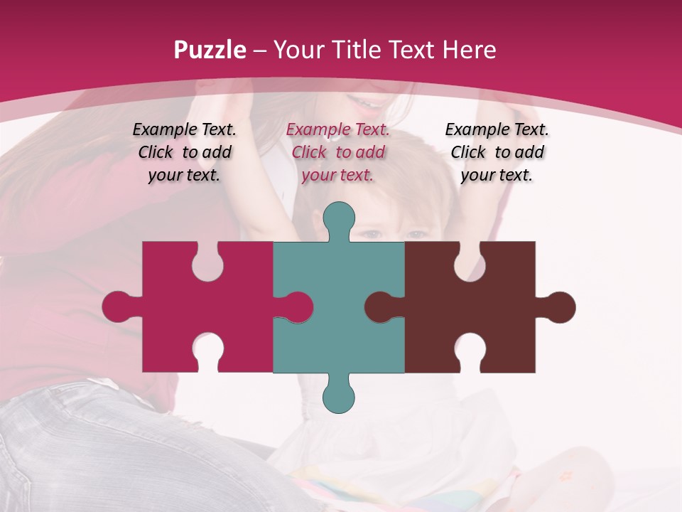 Female Indoors Smiling PowerPoint Template