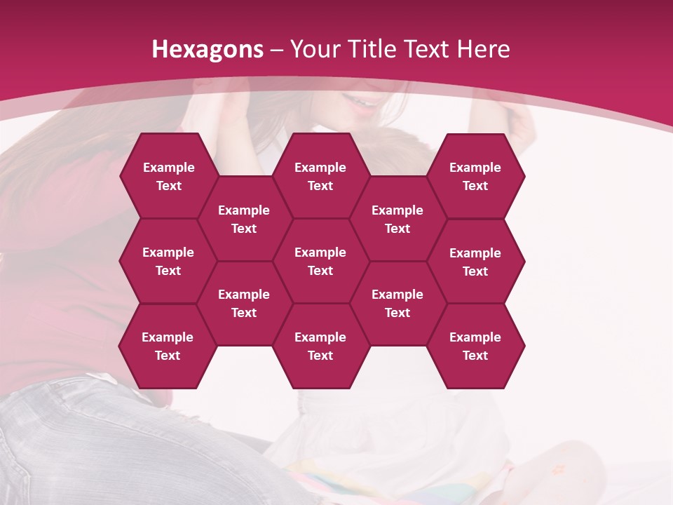 Female Indoors Smiling PowerPoint Template