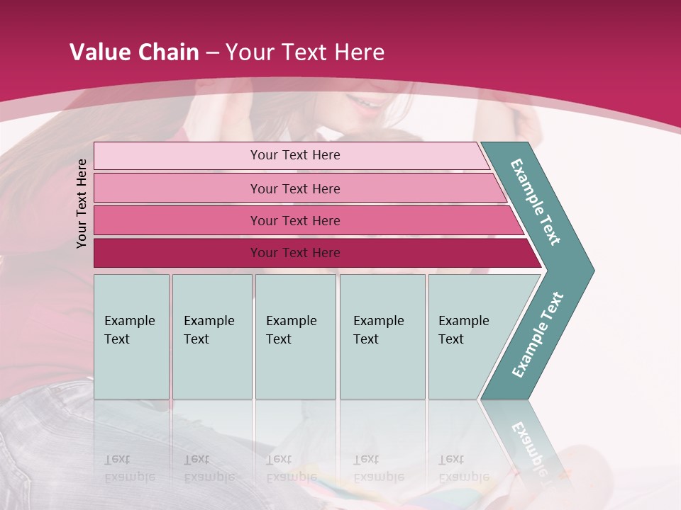 Female Indoors Smiling PowerPoint Template