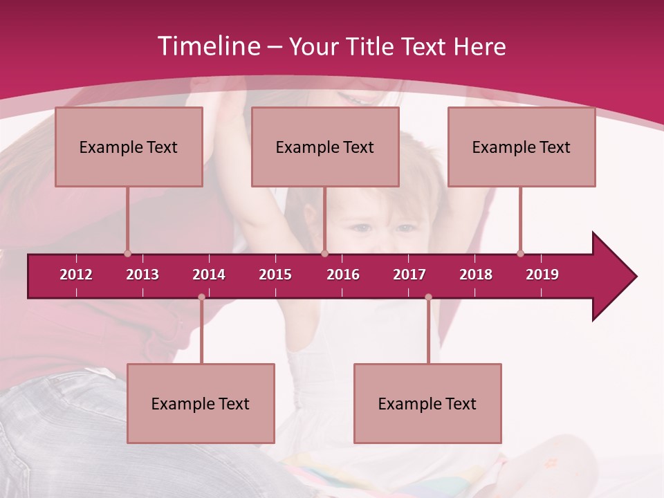 Female Indoors Smiling PowerPoint Template